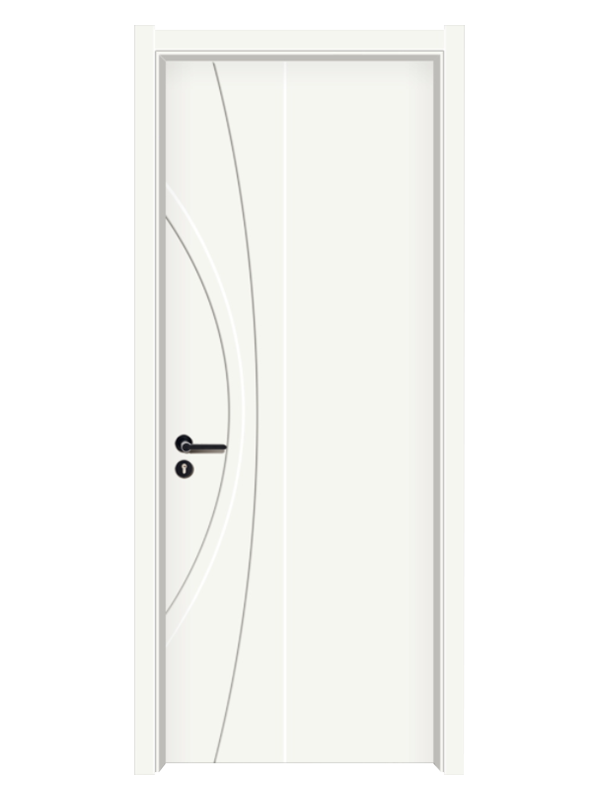 LH-6808 Design de mode blanc chaud swing swing de porte de mélamine