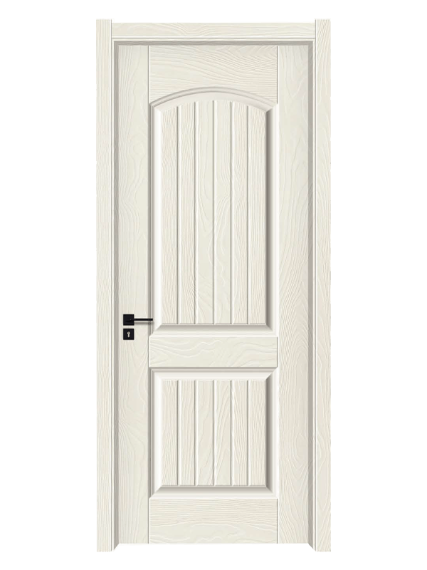 LH-6012 Blanc en bois de mélamine de conception intérieure de porte mélamine en bois blanc