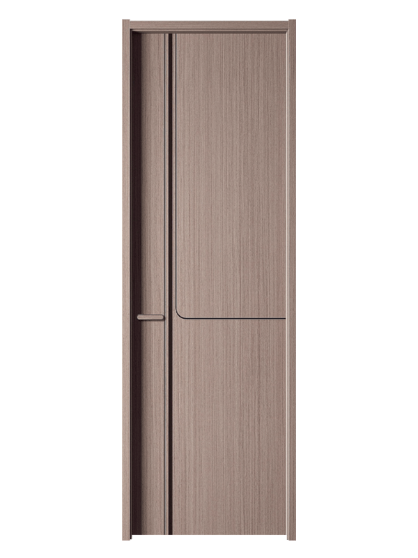 LH-7728 Panneau MDF épisser la porte de porte à grains en bois à pression chaude