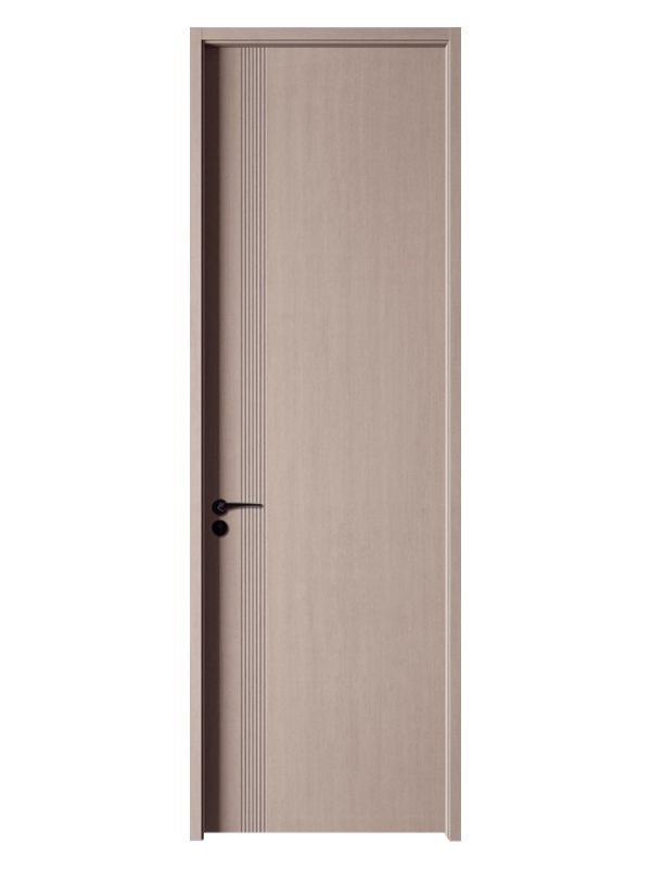 LH-7771 Hôtel brun simple Peau de porte mélamine intérieure
