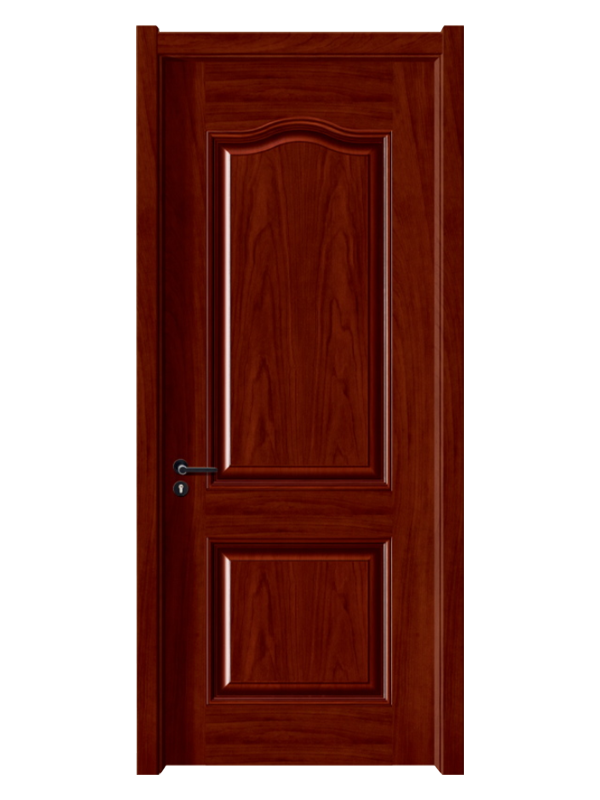 LH-7813 HDF Panneau en bois rouge Porte de mélamine