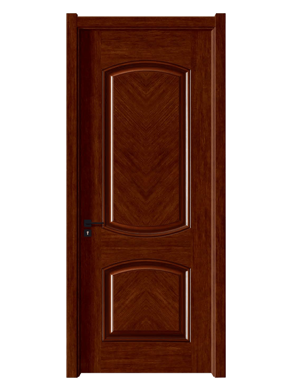 LH-7819 Classic Wooden Grain Mélamine Porte de porte Mélienne amicale
