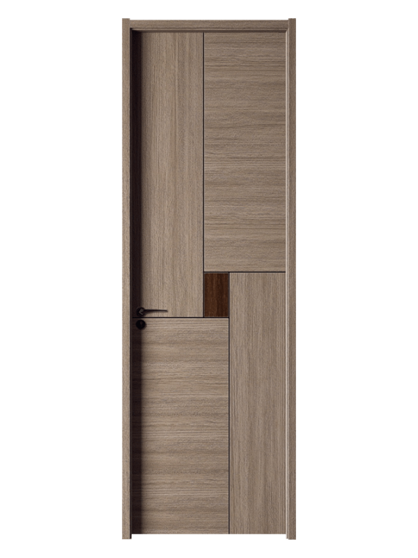 Panneau de porte de contreplaqué LH-8661 Surface d'épissage en deux couleurs