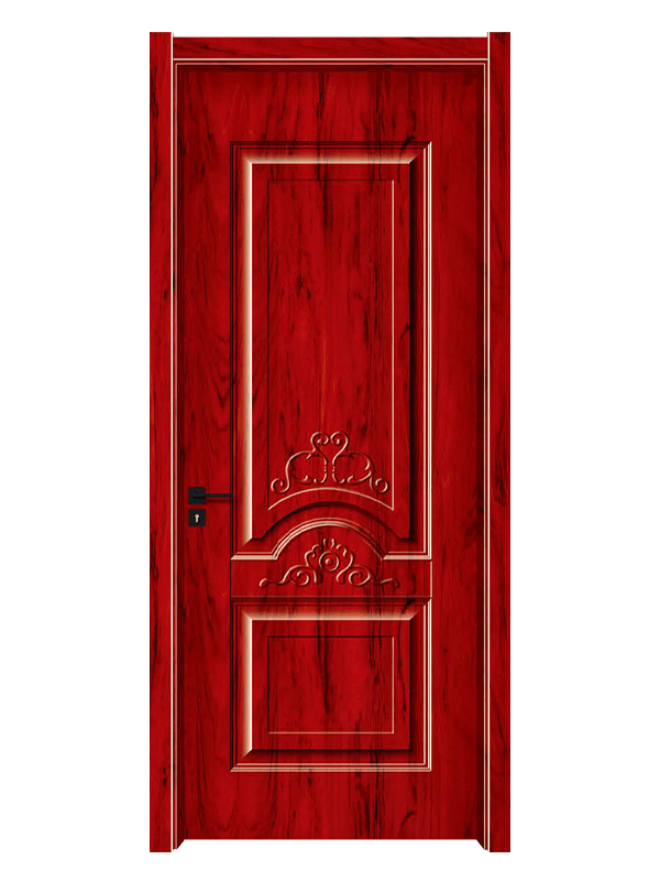 LH-9006 Vintage Fashion Red Wood Panel Panel Porte