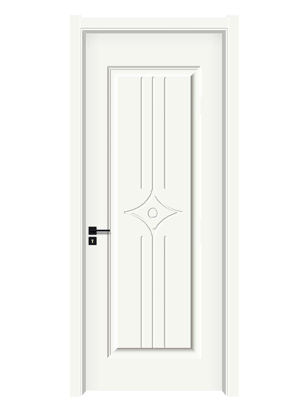 LH-9011 Peau de porte intérieure en bois blanc