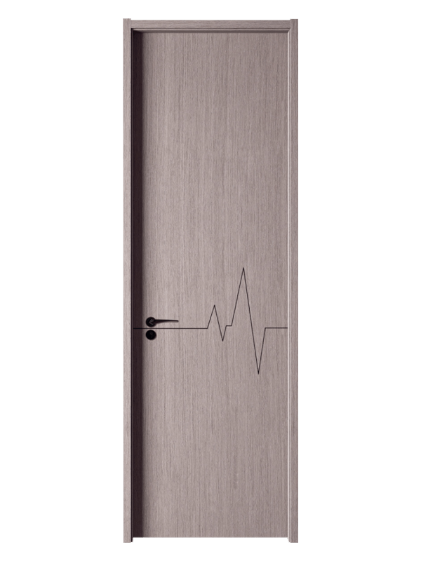 LH-9712 ​​Porte de mélamine Peau en bois de bois de placage décoration intérieure