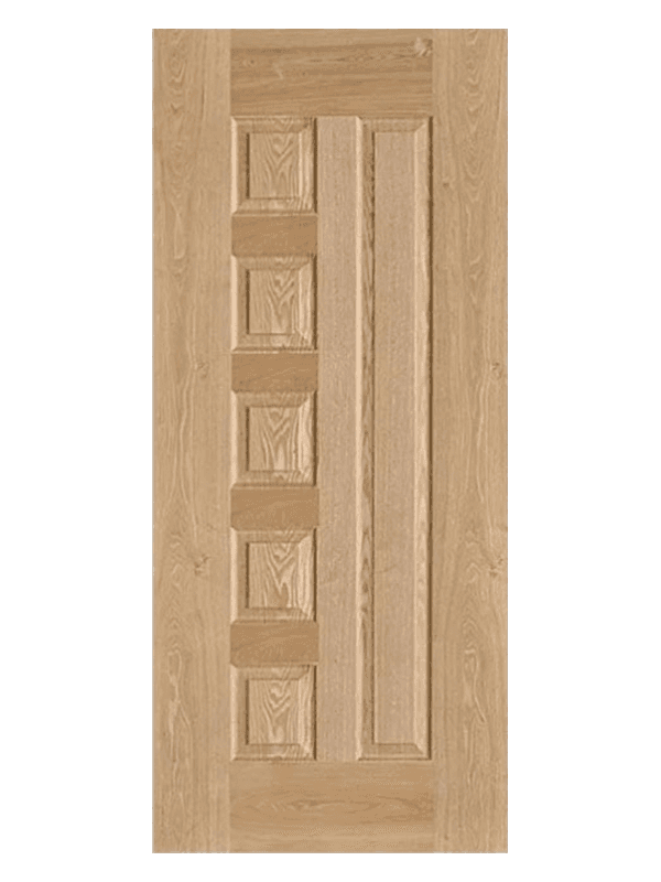Lihe S-006 Panneau de panneau en bois naturel Porte de placage