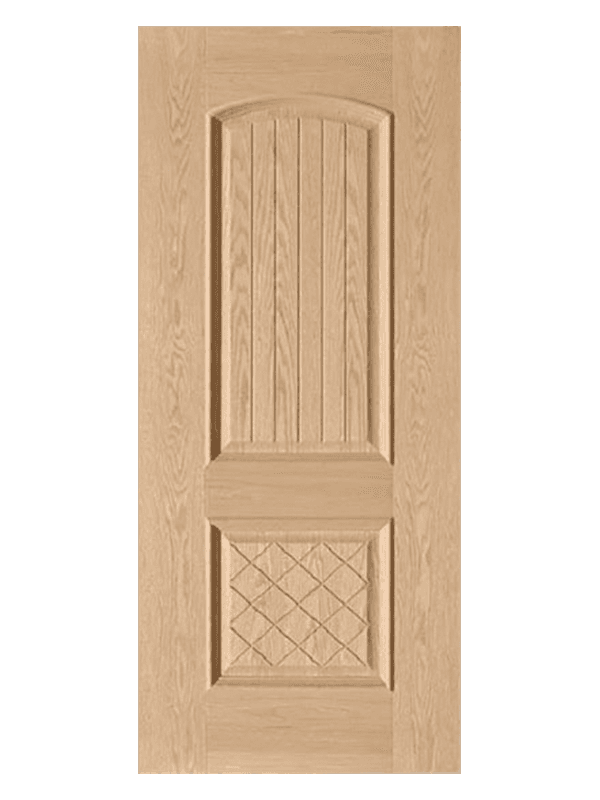 Lihe w1-009 intérieur classique 2 conception de panneau porte en bois naturel